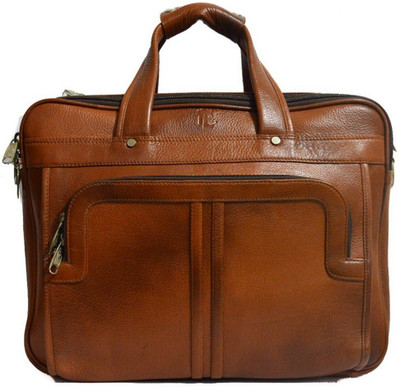 

Royal Leather Emporium 17 inch Laptop Messenger Bag(Tan), Rle-tan