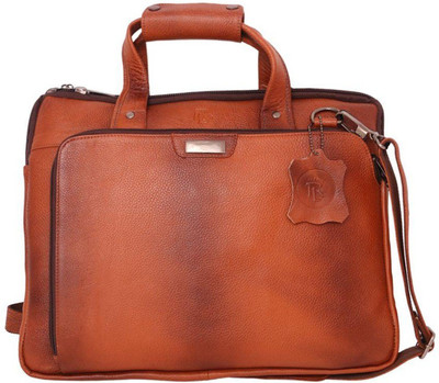 

Royal Leather Emporium 16 inch Laptop Messenger Bag(Tan), Rle-tan