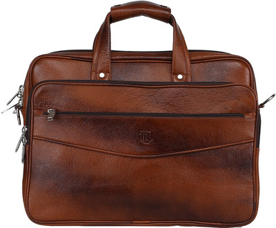 

Royal Leather Emporium 17 inch Laptop Messenger Bag(Tan), Rle-tan