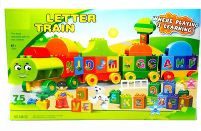 

VShine Letter Train With Block Game Assembly(Multicolor)