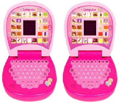 

FEMININE STYLE Pink Kids Laptop - Set of 2(Pink)