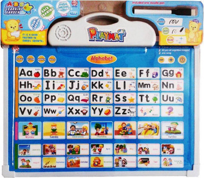 

Variety Gift Centre Musical Board for Alphabet ABC Learning Toy Play Mat and Drawing Board With One Doodle Pen - Fun learning(Multicolor)
