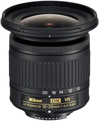 NIKON AF-P DX NIKKOR 10-20MM F/4.5-5.6G VR  Wide-angle Zoom  Lens(Black, 10-20 mm)
