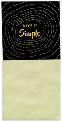 

Clixicle Clixicle Magnet with Postit Keep It Simple - 6in x 8in Fridge Magnet Pack of 1(Multicolor)