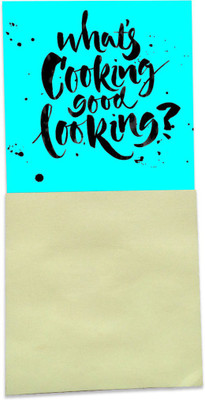 

Clixicle Magnet with Post-It - What's Cooking Good Looking - 3in x 6in Fridge Magnet Pack of 1(Multicolor)
