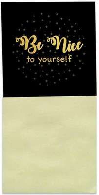 

Clixicle Clixicle Magnet with Postit Be nice to yourself - 6in x 8in Fridge Magnet Pack of 1(Multicolor)