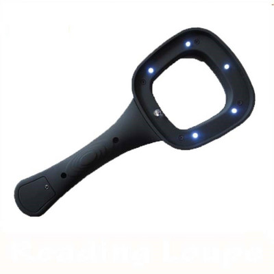 

Bruzone Premium 6 LED Light Magnifier C08 4X LED Magnifier(Black)