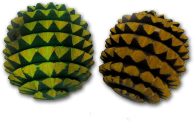 ACM Acupressure Wooden Balls Massage Ball - Size: 5(Pack of 2, Multicolor) available at flipkart for Rs.105