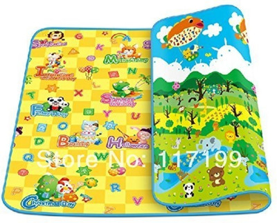

Swarish Polyester Play Mat Waterproof, Double Side Baby Play & Crawl Mat (Size- 150X180cm)(Multicolor, Medium)