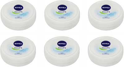 

Nivea Soft Light Moisturiser Cream, 25 Gm Set of 6(25 g)