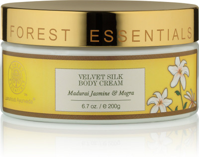 

Forest Essentials Velvet Silk Body Cream Madurai Jasmine & Mogra(200 g)