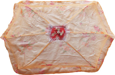 

d HDPE - High Density Poly Ethylene Infants mosquito net Mosquito Net(Orange)
