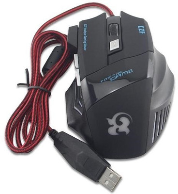 

Saturn Retail MOUSE T6 USB WIRED MOUSE GAMING MOUSE 2400 DPI OPTICAL COMPUTER GAME MOUSE Wired Optical Gaming Mouse(USB, Black)