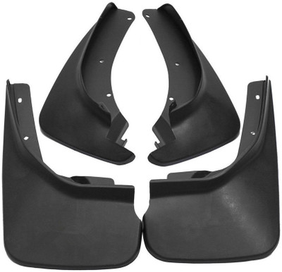 

black eagle Front Mud Guard, Rear Mud Guard For Toyota Fortuner Old 2005(Black)