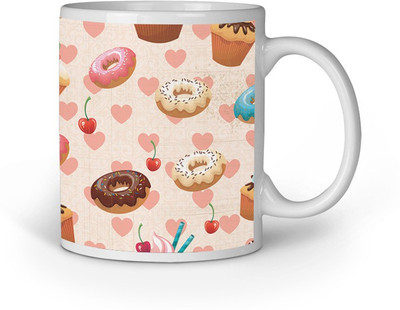 

Blackbora Aplo814 Ceramic Mug(330 ml), Multicolor