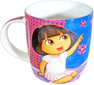 

Babysid Collections Teddy Bear Friend Printed Porcelain Mug(300 ml), Multicolor