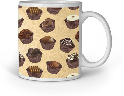 

Blackbora Aplo1248 Ceramic Mug(330 ml), Multicolor
