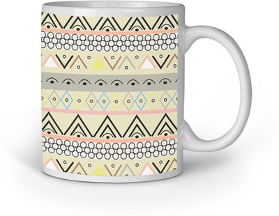 

Blackbora Aplo954 Ceramic Mug(330 ml), Multicolor