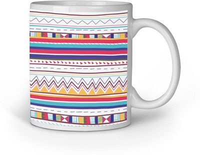 

Blackbora Aplo1493 Ceramic Mug(330 ml), Multicolor