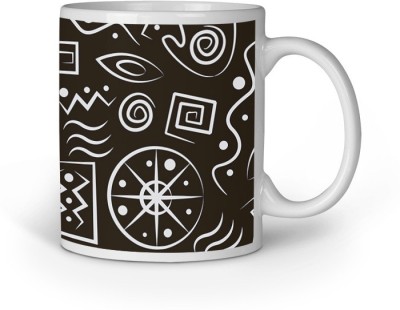 

Blackbora Aplo1290 Ceramic Mug(330 ml), Multicolor