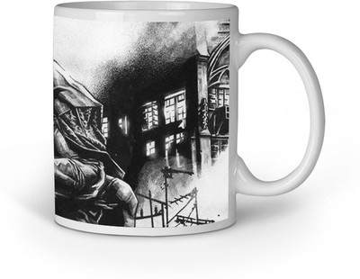 

Blackbora Aplo709 Ceramic Mug(330 ml), Multicolor
