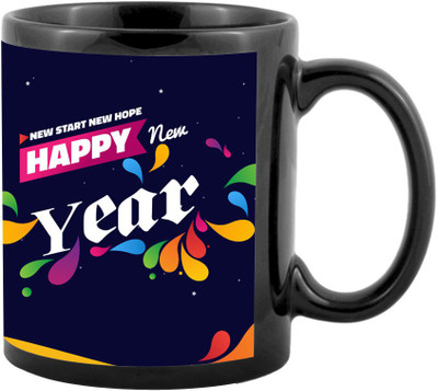 

SKY TRENDS New Year & Christmas Gift For Boyfriend Girlfriend Husband Wife Design COD015 Ceramic Mug(325 ml), Multicolor