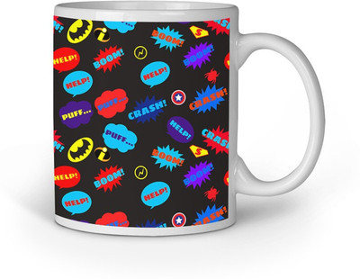 

Blackbora Aplo1479 Ceramic Mug(330 ml), Multicolor