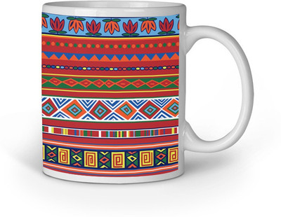 

Blackbora Aplo1332 Ceramic Mug(330 ml), Multicolor