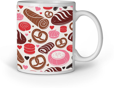 

Blackbora Aplo1017 Ceramic Mug(330 ml), Multicolor