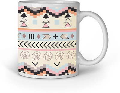 

Blackbora Aplo961 Ceramic Mug(330 ml), Multicolor