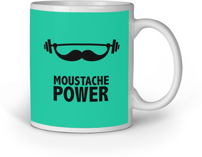 

Blackbora muggg26 Ceramic Mug(330 ml), Multicolor