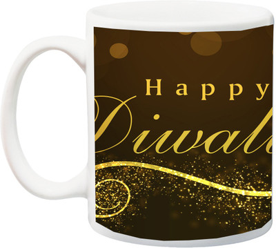 

Stylotrendz Corporate Diwali Gifts Coffee Ceramic Mug(325 ml), White