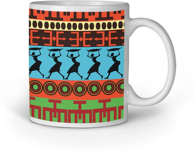 

Blackbora Aplo1339 Ceramic Mug(330 ml), Multicolor