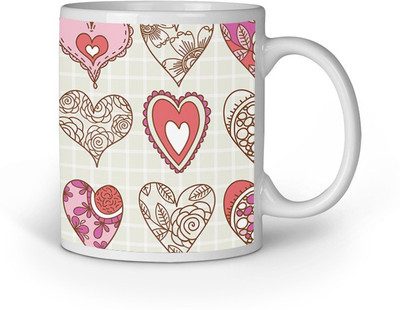 

Blackbora Aplo863 Ceramic Mug(330 ml), Multicolor