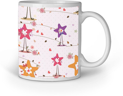 

Blackbora Aplo1150 Ceramic Mug(330 ml), Multicolor
