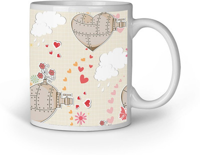 

Blackbora Aplo1164 Ceramic Mug(330 ml), Multicolor