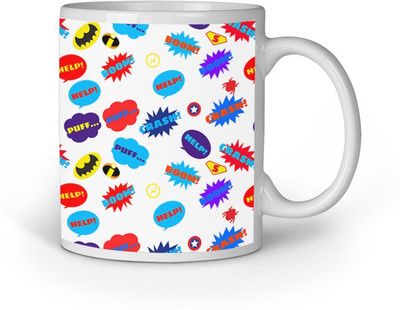 

Blackbora Aplo1584 Ceramic Mug(330 ml), Multicolor