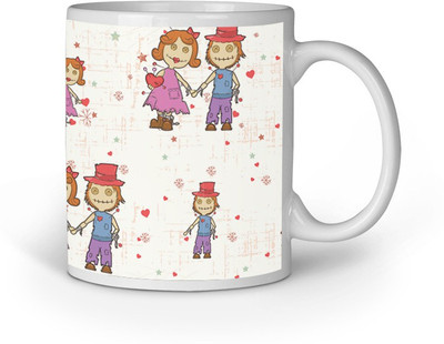 

Blackbora Aplo1108 Ceramic Mug(330 ml), Multicolor
