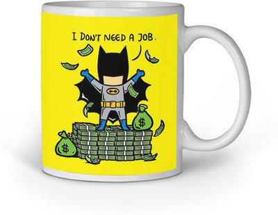 

Blackbora Aplo478 Ceramic Mug(330 ml), Multicolor