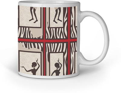 

Blackbora Aplo1269 Ceramic Mug(330 ml), Multicolor