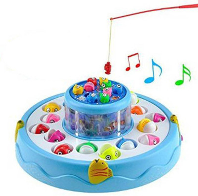 

Tipi Tipi Tap Fishing Toy Set With Music and 26 Fishes, Fun(Multicolor)