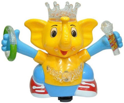 

Paradise Latest Plastic Dancing Crown Elephant(Yellow)