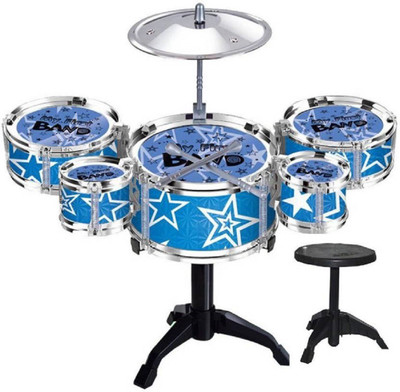 

VShine Jazz Drum Set musical Instrument 10 pcs set(Multicolor)