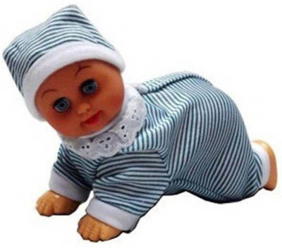 

Paradise latest Crawling Baby Boy With Cap(Blue)