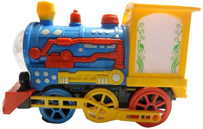 

Paradise Latest Musical Fun Train Engine with 3D Lights Toy for Kids(Multicolor)