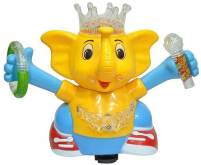 

Paradise Latest Multicolor Plastic Dancing Elephant(Multicolor)