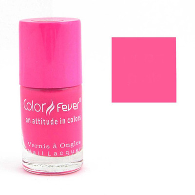 

Color Fever Neon Nail Lacquer - Rose Pink Multicolor