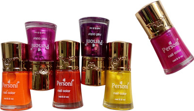 

Personi Multicolor Set of 6 Nail Polishes Multicolor(Pack of 6)