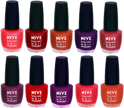 

Nive Nail Polish Combo At Wholesale Rate Pink,Red,Brown,Purple,Pink,Purple,Red,Purple,Pink,Brown(Pack of 10)