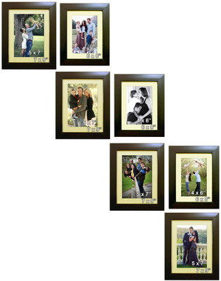 

Trends on Wall Acrylic Photo Frame(Brown, 7 Photos)